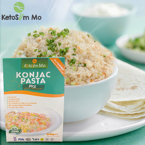 Meilleur riz Shirataki Konjac Ketoslim Mo Fabricant et usine de riz  hypocalorique sans gluten